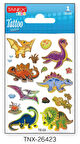 Tanex 7,5x10,5mm Dinazor Mini Tatoo Etiket TNX-26423