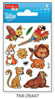 Tanex 7,5x10,5mm Safari Mini Tatoo Etiket TNX-26447