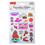 Tanex Kids Sticker Puffy Tatil Serisi 20 Parça (25426)