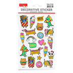 Tanex Kids Sticker Puffy Atıştırma Şekilli Hayvan Serisi (27183)