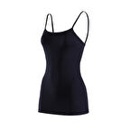 Yıldız 2186 Siyah Modal Ayarlanabilir İp Askılı Kadın Atlet