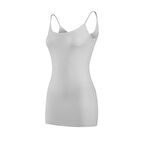 Yıldız 2265 Beyaz Likralı İp Askılı Uzun Kadın Atlet