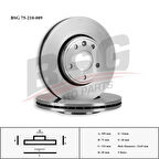 Renault Fren Diski Ön - 305mm (adet) Adet Fiyatıdır(kutu İçi 2adet) - Bsg 75-210-009