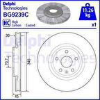 Opel On Fren Diski 18’’ İnsignia B 17> - Delphi Bg9239c