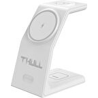 THL-WSC-D12 3’ü 1 Arada Kablosuz Şarj Standı iPhone Akıllı Telefon Airpods ve Apple Watch Uyumlu 15W Hızlı Şarj Cihazı