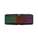 Vortex THL-KB-VTX815S Rgb Aydınlatmalı Kablolu Gaming Klavye 104 Tuş 19 Anti Ghosting USB Türkçe Q