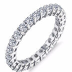 Tamtur Zirkon Taşlı 925 Ayar Gümüş Kadın Yüzük