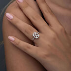 Baget 925 Ayar Gümüş Kadın Yüzük