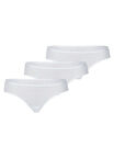Blackspade Kadın Beyaz Slip Külot 3'lü Paket Essential 1575