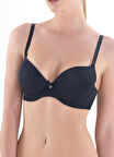 Blackspade Siyah Dolgusuz Soft Kap Sütyen Essential 3005