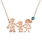 MUTLU AİLE 925 AYAR GÜMÜŞ KOLYE