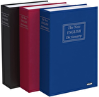 İnsafe ISC802B Büyük Boy Şifreli Kitap Şeklinde Gizli Para Kasası - Kırmızı