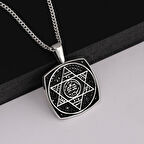 Gümüş Pazarım Kuru Kafa Gümüş Erkek Kolye