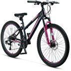 Ümit Mirage Lady 2D Kadın Dağ Bisikleti Disk Fren 21 Vites 26 Jant Siyah-Pembe