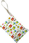 Unisex Baykuş Desenli Portföy Clutch Çanta