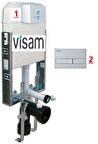 Visam 8 CM Asma Klozet 2 Kademeli Gömme Rezervuar BUTON DAHİL