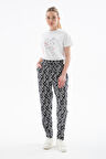 Fashion Friends 25Y0843K1 Kadın Desenli Pantolon