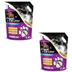 Proline Silika Lavanta Kokulu Kristal Kedi Kumu 7,6 Lt x 2 Adet 