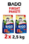 Bado Yetişkin Köpek Maması Kuzu Etli 2,5 Kg 2'li