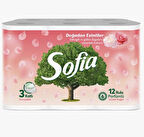 Sofia Gül ve Şakayık Özlü 12'li Tuvalet Kağıdı