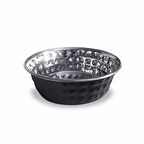 Oripet HDEP C İşlemeli Çelik Kedi Ve Köpek Mama Kabı 17 Oz 11 cm