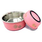 Eurogold Desenli Metal Mama ve Su Kabı Yavru Ağızı 12 Cm