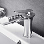 FKN Şelale Kısa Krom Lavabo Bataryası