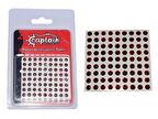 Captain 7631 Göz 5mm Silikon Damla Göz 81'i Paket Kırmızı
