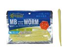Captain 3456 Mad Bite Worm 10cm Aromalı LRF Silikonu 1.3gr 10'lu Paket Sarı