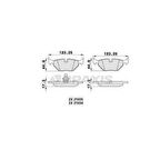 Bmw Arka Fren Balatası Bmw E46 E85 - Braxıs Aa0056