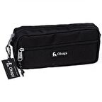 Okapi Kalem Çantası Oval Siyah OKP-135