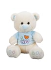 Sunman Beyaz Çocuk Peluş Oyuncak PELUŞ AYI OTURAN LOVE  40CM