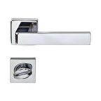 Nobel Kapı Kolu Bingöl Zamak+Alm Kare Rozet Wc Krom