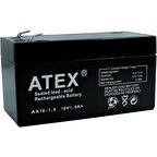 Atex AX-12V 12 Volt 1.3 Amper Bakımsız Kuru Akü