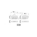 Vag Arka Fren Balatası Transporter T4 96>04 Fisli - Braxıs Ab0229