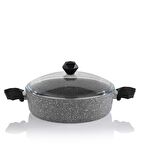 Schafer Cory Y.Y.Basık Tencere -30cm -Gri