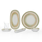 Schafer Lora 32 Parça 6 Kişilik Kahvaltı Takımı Yeşil