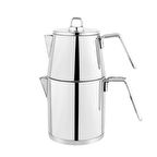 Schafer Napoli Çelik Çaydanlık Takımı (Büyük Boy) 4 Parça-Inox
