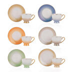 Schafer Belus 6 Kişilik Kahve Fincan Seti 12 Parça-Asorti02