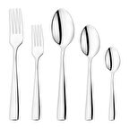 Schafer Sheen 60 Parça Çatal Kaşık Takımı-Gümüş26