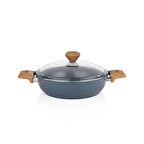 Schafer Fiesta Seramik Basık Tencere 26 Cm-Siyah