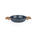 Schafer Fiesta Seramik Sahan 22 Cm-1 Parça-Siyah