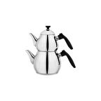 Schafer Tea Chef Küçük Boy Çaydanlık Takımı 4 Parça-Siyah