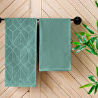 Schafer Solid Home 2 li Kurulama Bezi 40x60 Cm-Yeşil