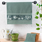 Schafer Home Himmel 2 li Kurulama Bezi 40x60 Cm-Yeşil