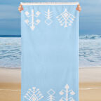 Schafer Home Ethnic Plaj Havlusu-75x150-Indigo