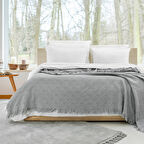 Schafer Home Kylie Yatak Örtüsü Nevresim Seti 7 Parça-Gri