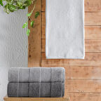 Schafer Home Solid Jakarlı Havlu 50x90-Beyaz