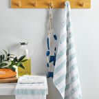 Schafer Home Alessa 2 li Kurulama Bezi 40x60 Cm-Turkuaz