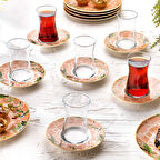 Schafer Sorte Çay Seti 12 Parça-Pembe